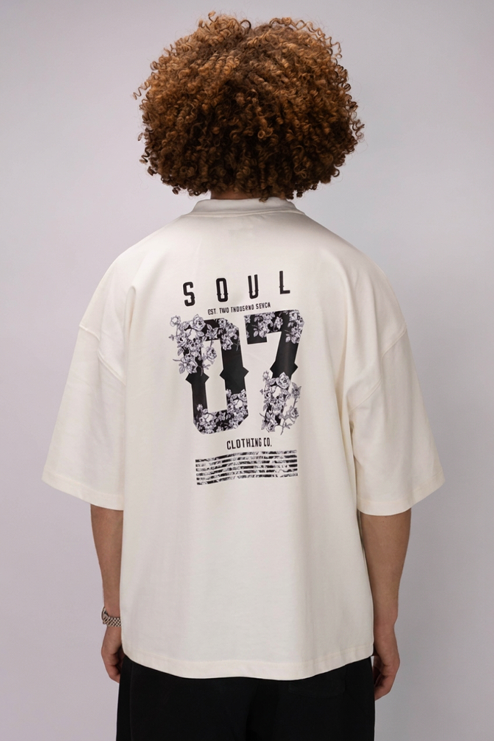 Soul 07 Oversized Tee – White