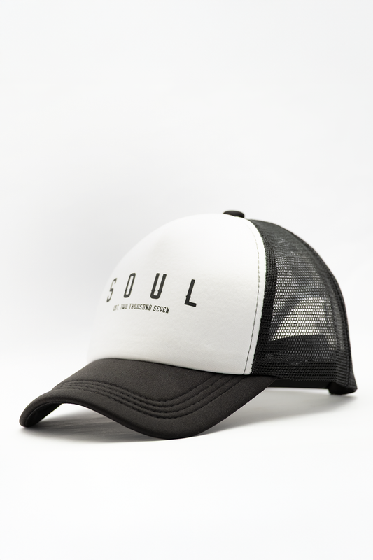 SOUL Black & White Baseball Cap
