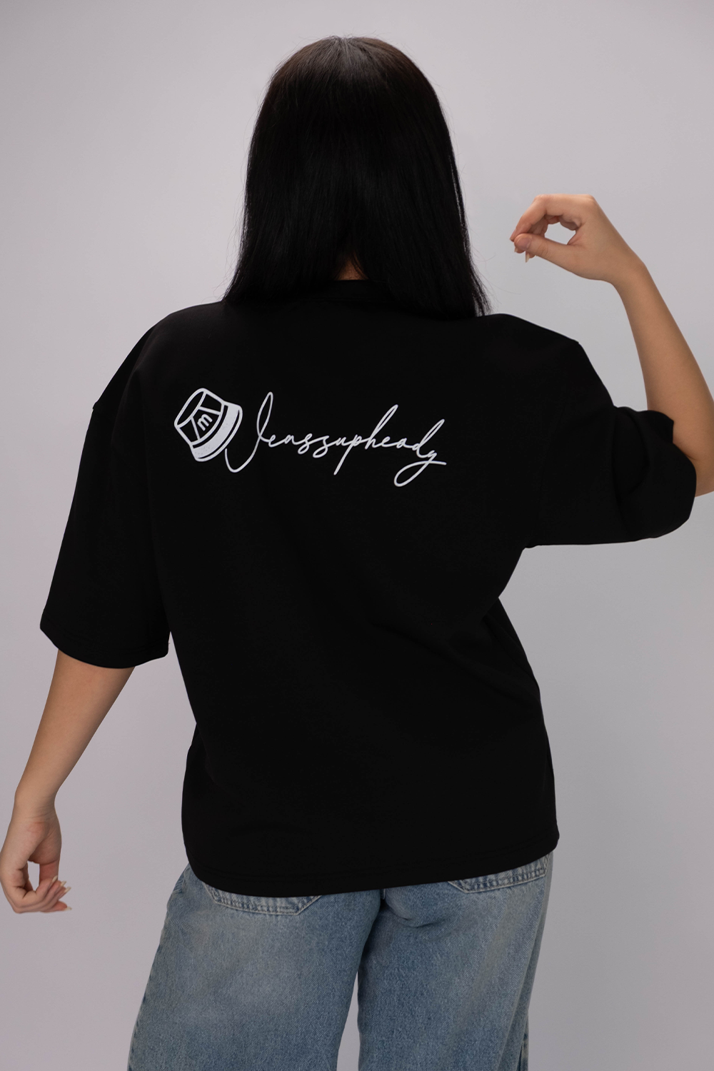 Signature Box Fit Tee – Classic Black