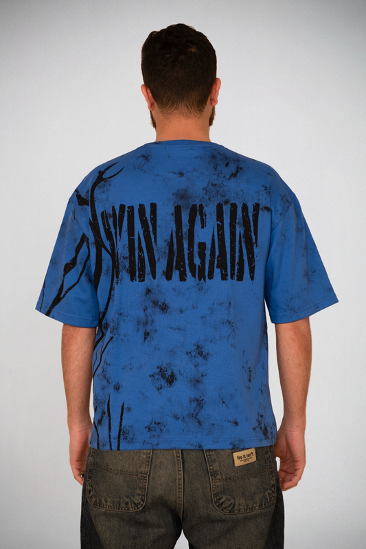 Urban Roots Tee – Electric Blue