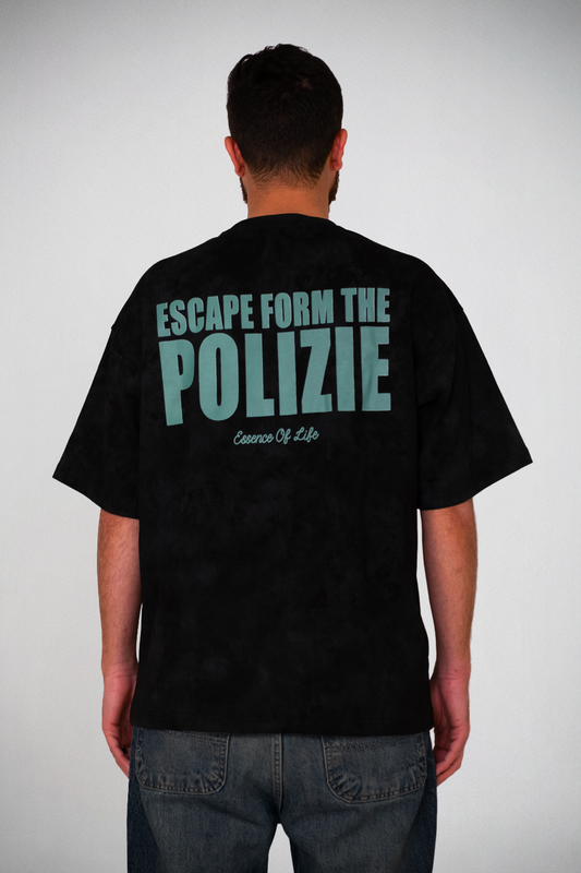 Escape Statement Tee – Midnight Black