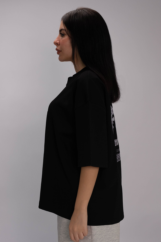 Soul 07 Oversized Tee – Black