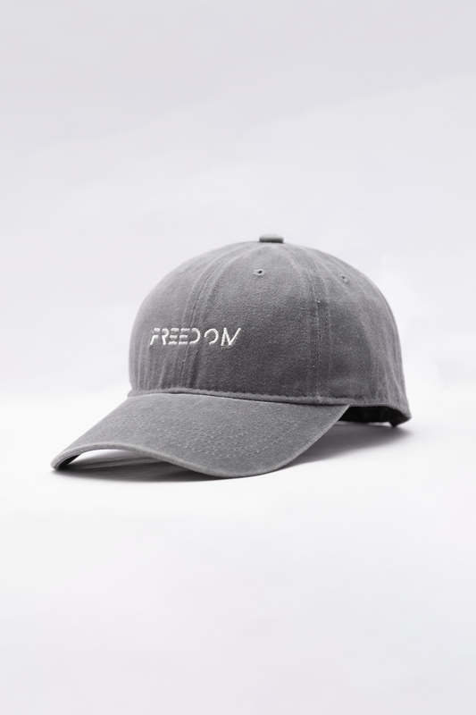 Freedom Denim cap - Grey