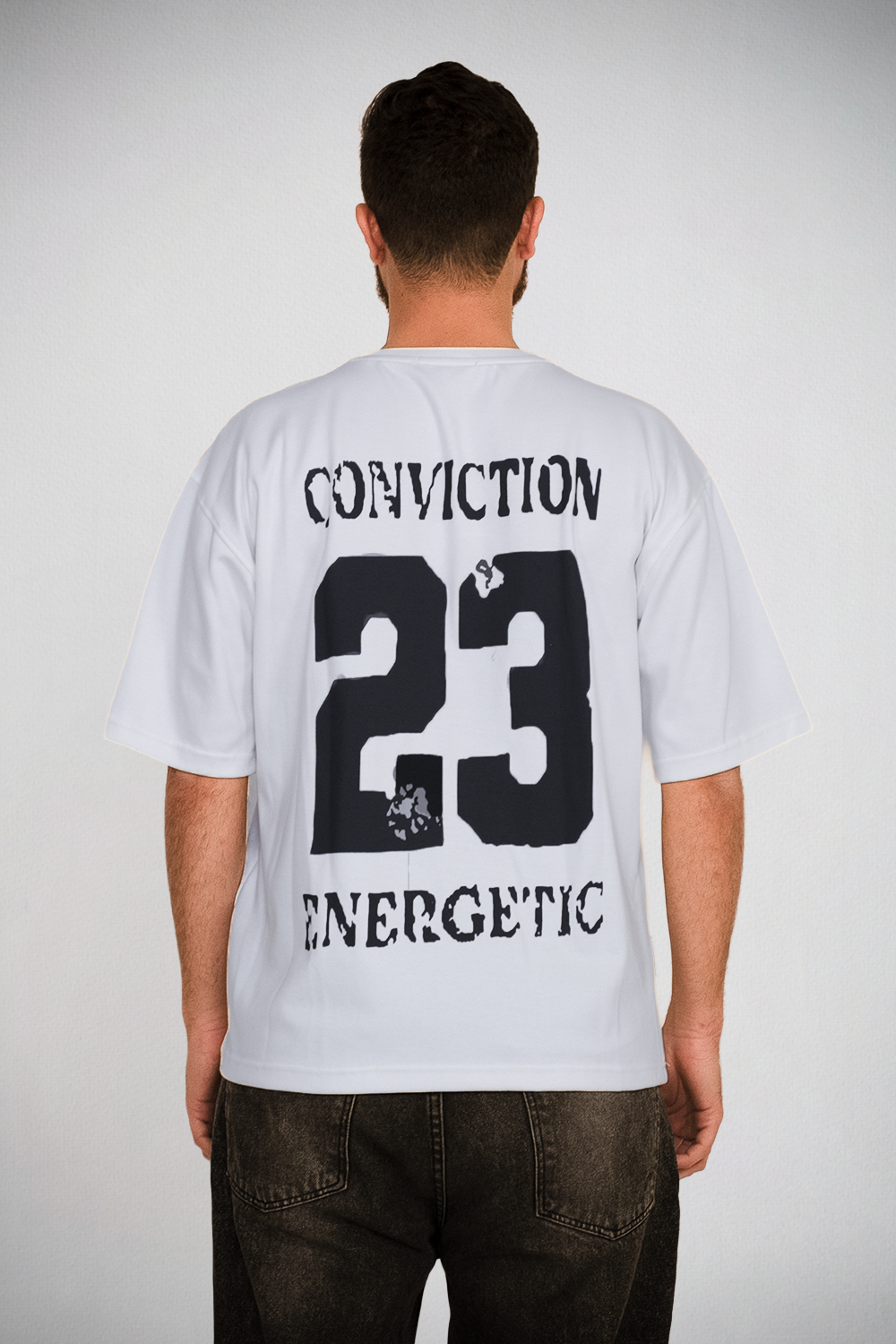Conviction 23 Tee – White Edition