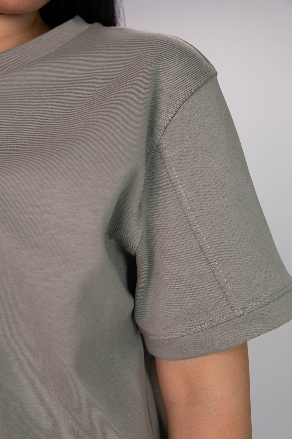 Regular fit Tee – Stone Grey