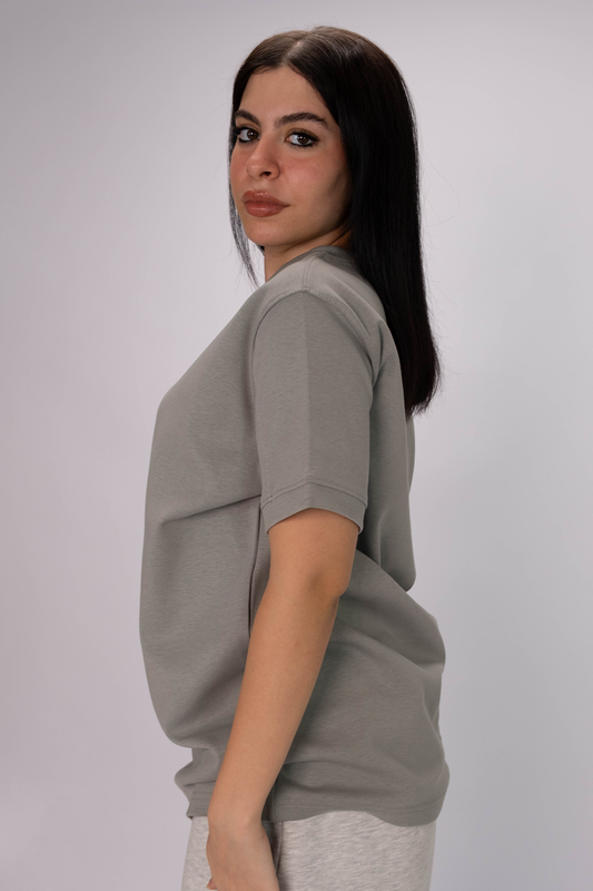 Regular fit Tee – Stone Grey