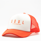 SOUL Orange & White Baseball Cap