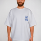 Not Shy Tee – Ice Blue Attitude