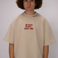 BE GOOD Oversized Tee – Sand