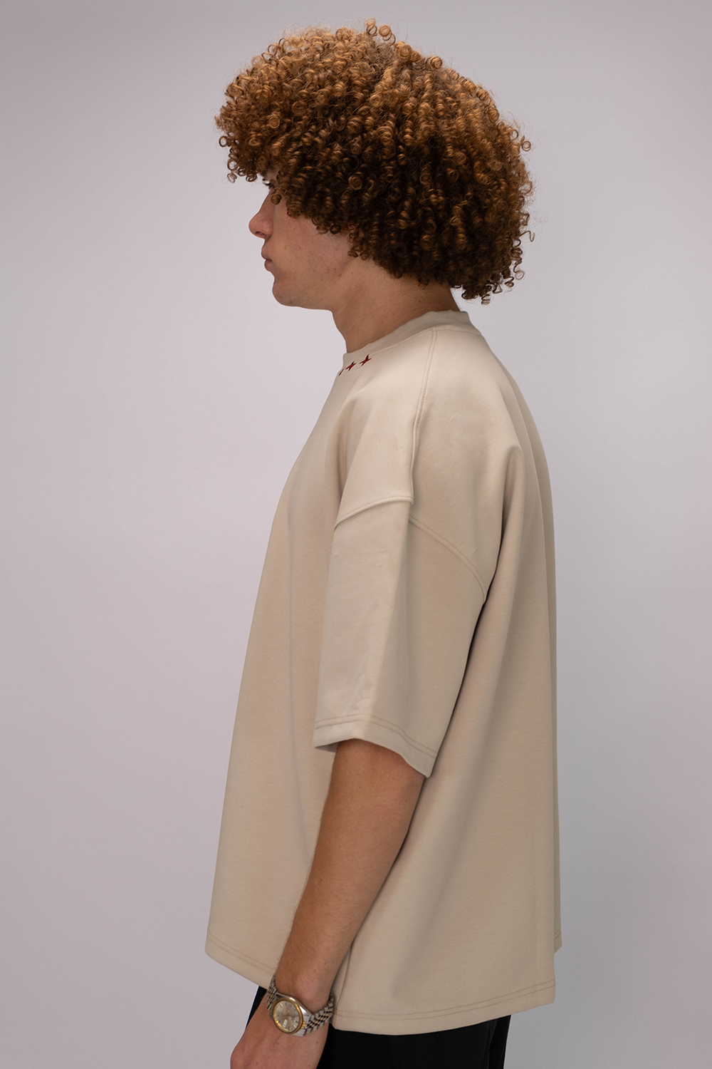BE GOOD Oversized Tee – Sand