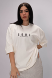 Soul 07 Oversized Tee – White