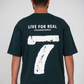 Live For Real Oversized Graphic Tee