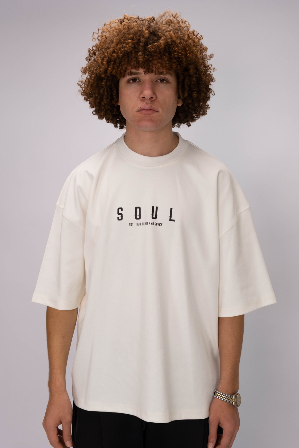 Soul 07 Oversized Tee – White