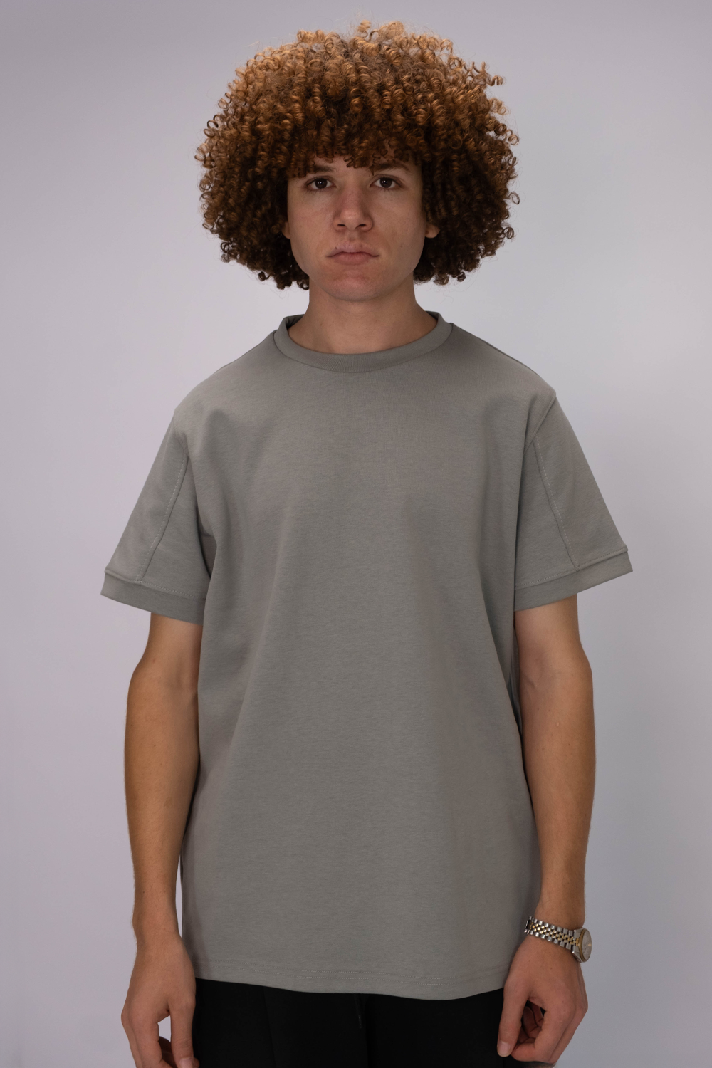 Regular fit Tee – Stone Grey