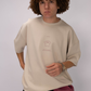 Swag Oversized Graphic T-Shirt – Sand Beige