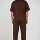Espresso Brown Textured Lounge Set