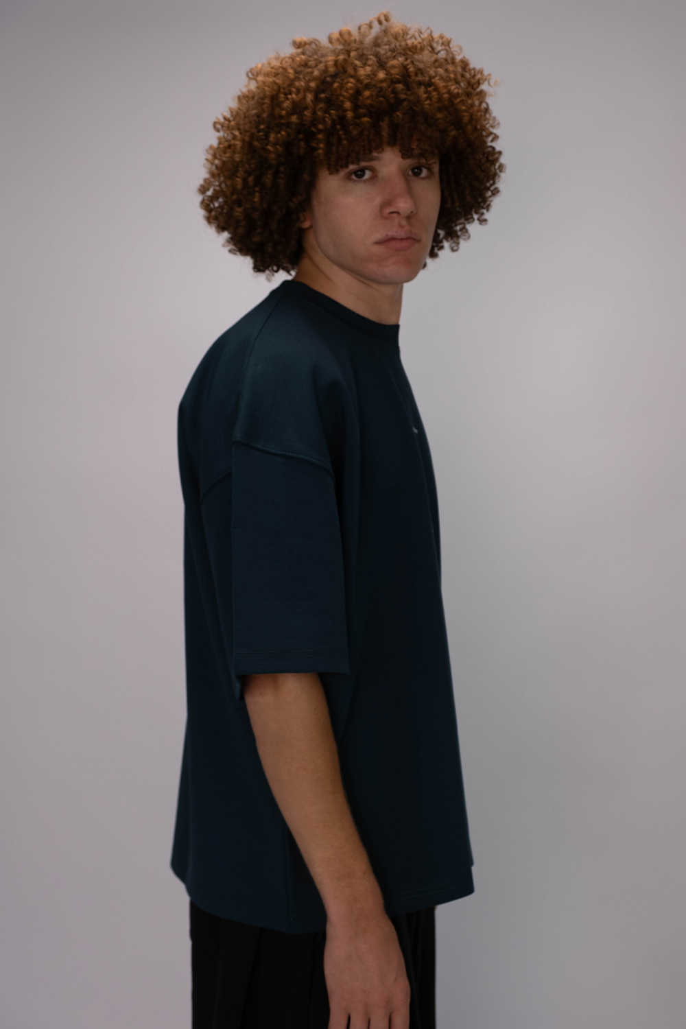 Swag Oversized Graphic T-Shirt – Deep Navy