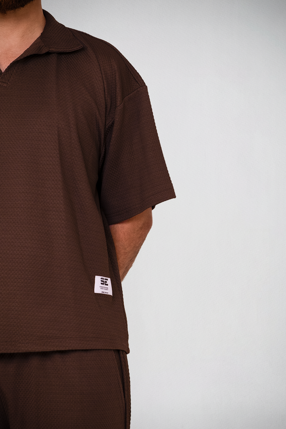 Espresso Brown Textured Lounge Set