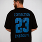 Conviction 23 Oversized Tee – Black