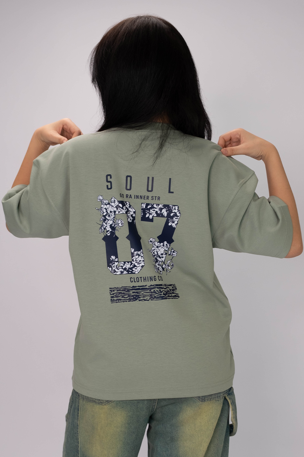 Soul 07 Box FitTee – Sage Green