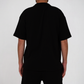 Black Relaxed Co-Ord Set (T-Shirt & Shorts)