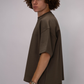 Oversized Statement Tee – Espresso Brown