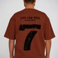 Live For Real Tee – Earth Brown 7