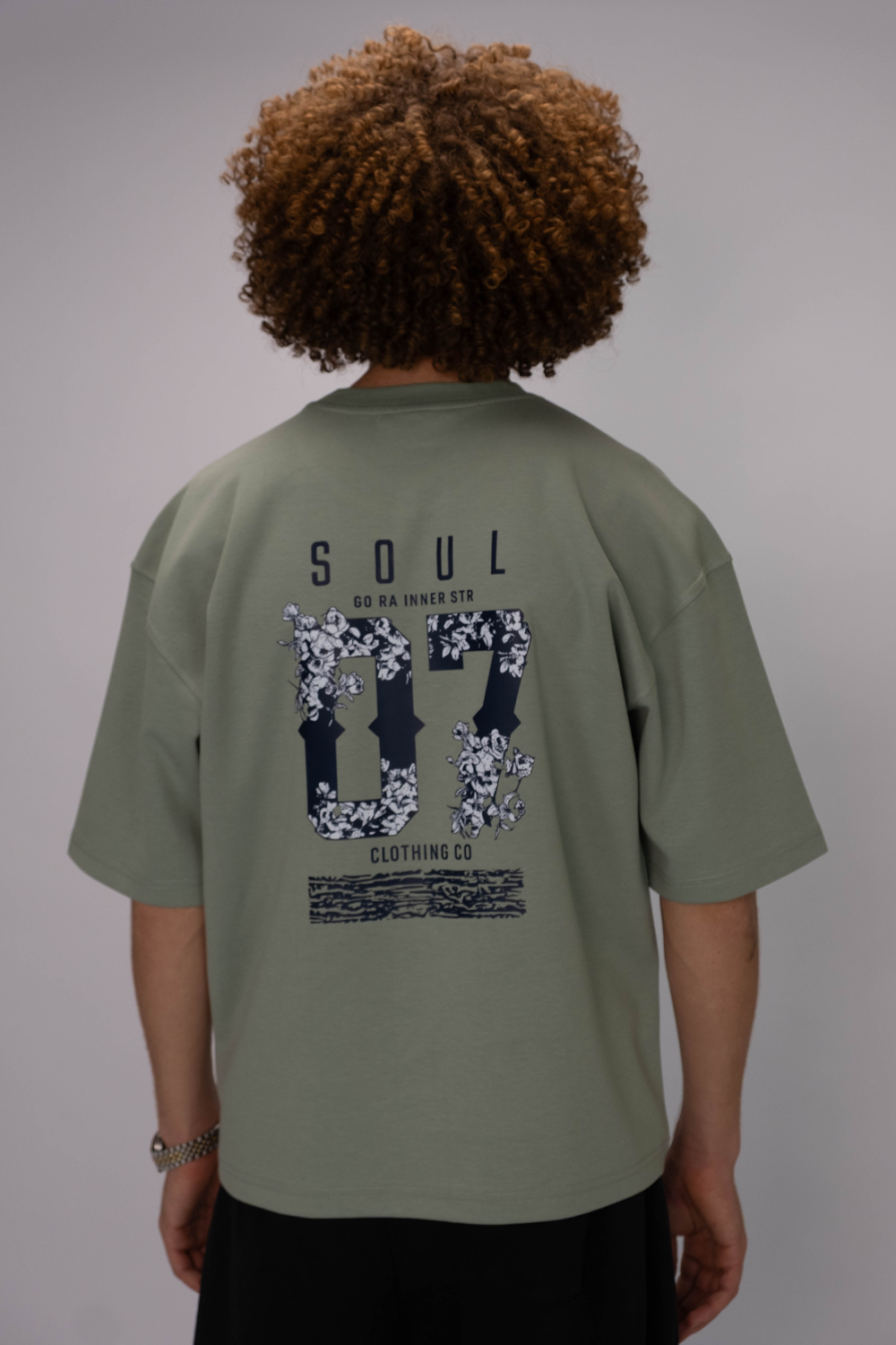Soul 07 Box FitTee – Sage Green