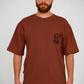 Not Shy Tee – Rust Bold Statement