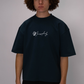 Signature Box Fit  Tee – Midnight Navy