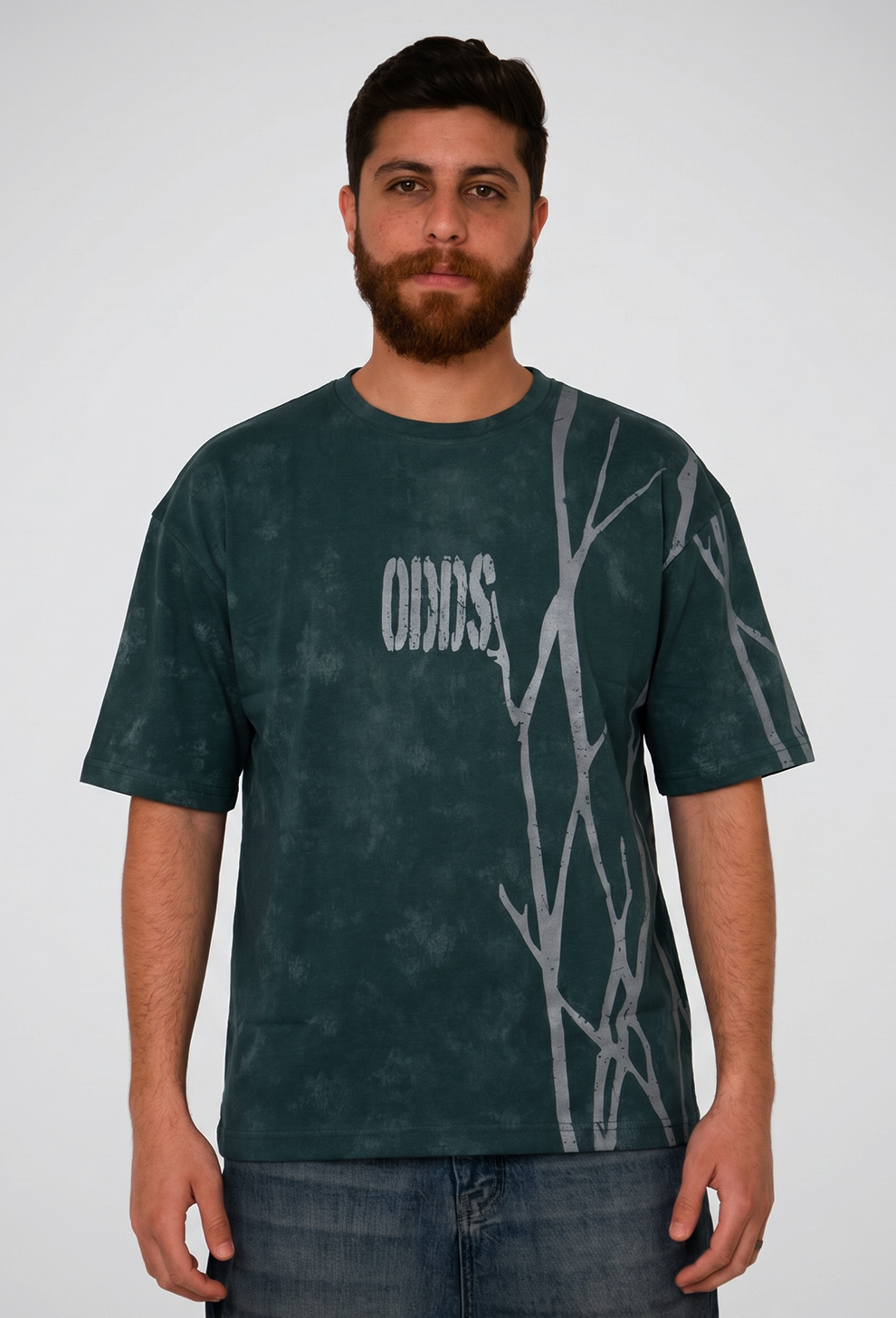 Forest Shadow Oversized Graphic Tee