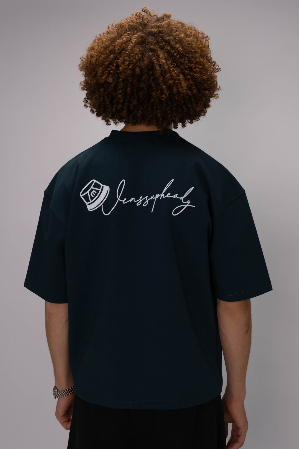 Signature Box Fit  Tee – Midnight Navy