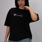Signature Box Fit  Tee – Classic Black