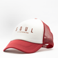 SOUL Red & White Baseball Cap