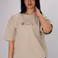 Signature Box Fit  Tee – Sand Beige