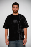 Shadow Roots Tee – Midnight Black