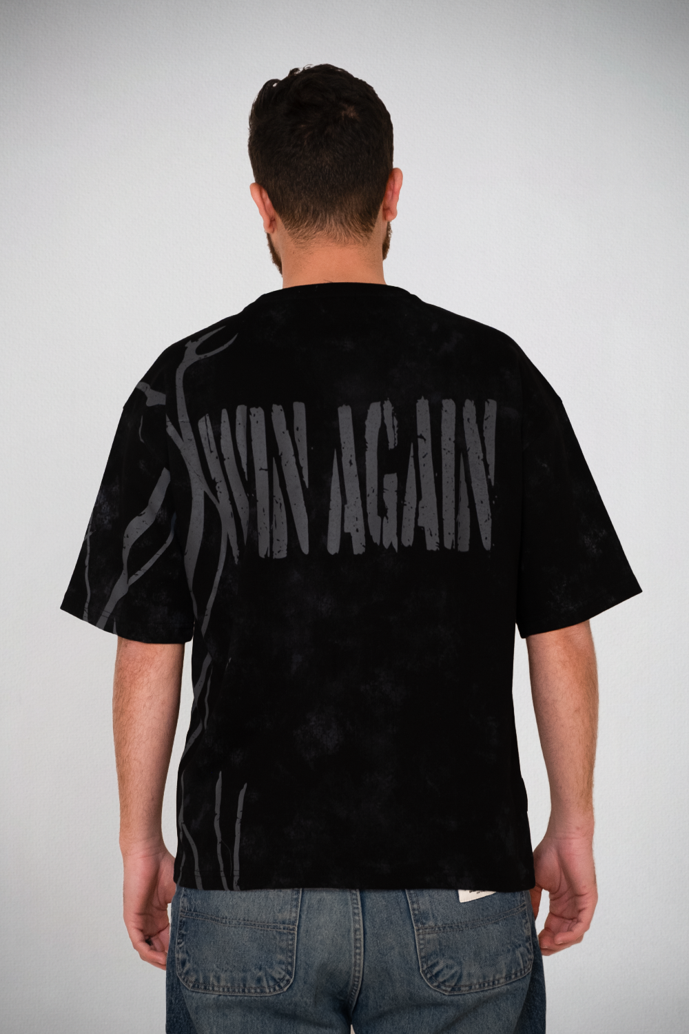 Shadow Roots Tee – Midnight Black