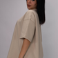 BE GOOD Oversized Tee – Sand