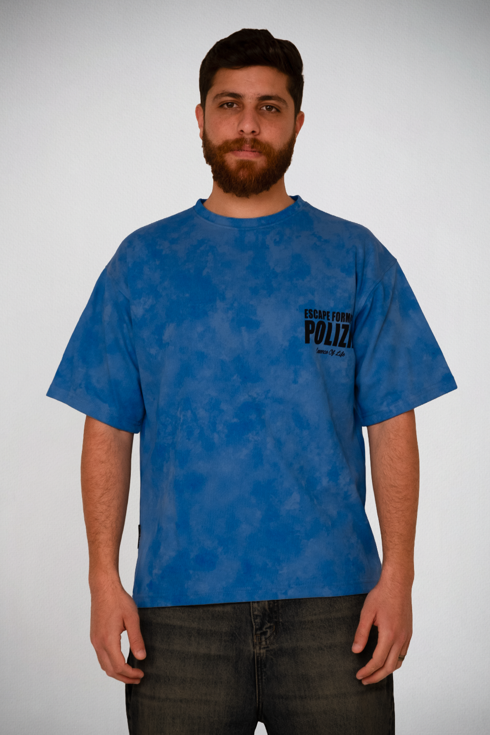 Escape Statement Tee – Sky Blue