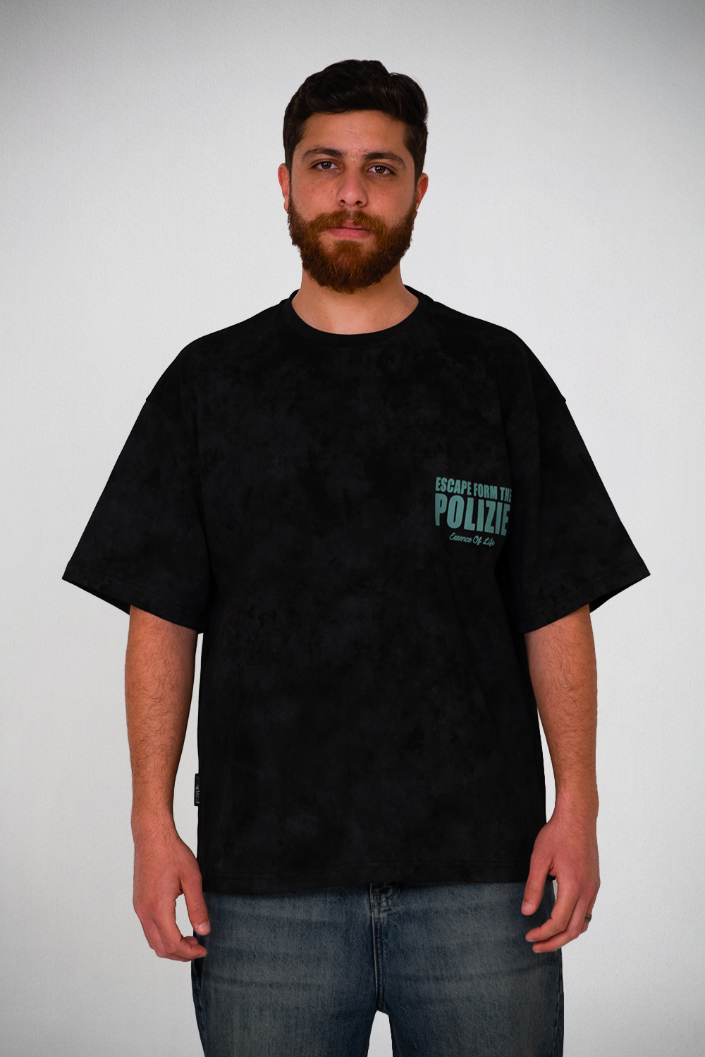 Escape Statement Tee – Midnight Black