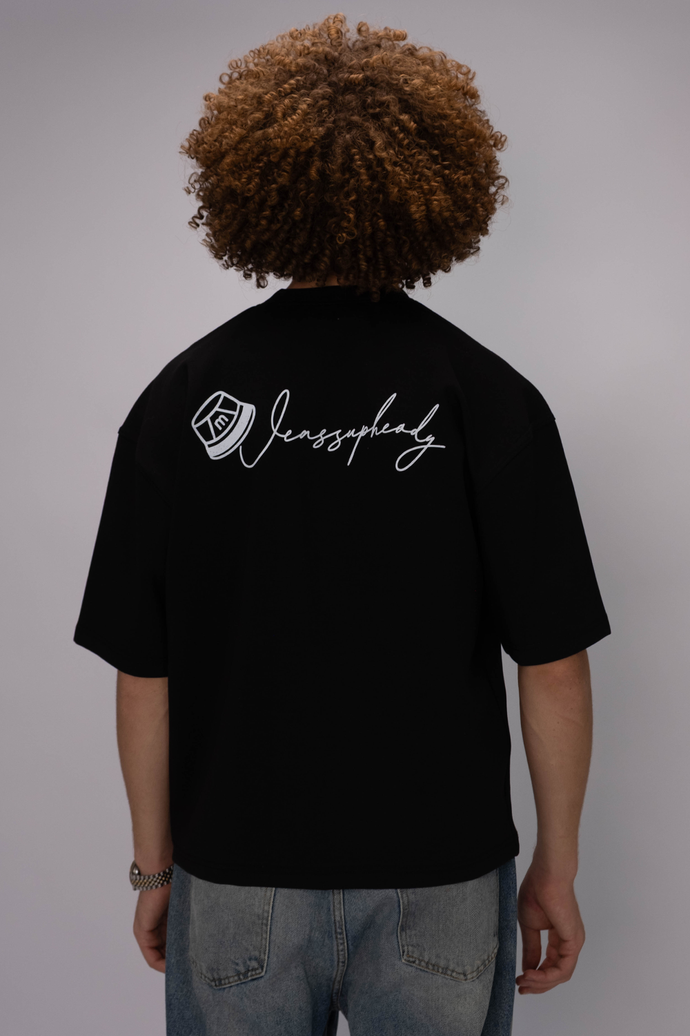 Signature Box Fit  Tee – Classic Black