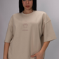 Swag Oversized Graphic T-Shirt – Sand Beige