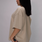 Swag Oversized Graphic T-Shirt – Sand Beige