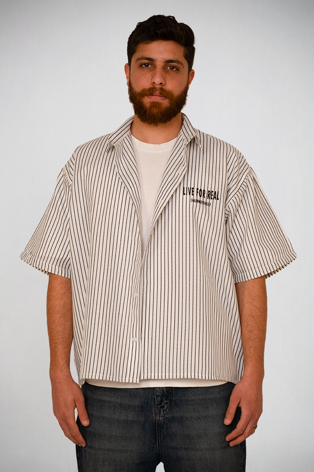 Urban Statement Pinstripe Shirt – Live For Real