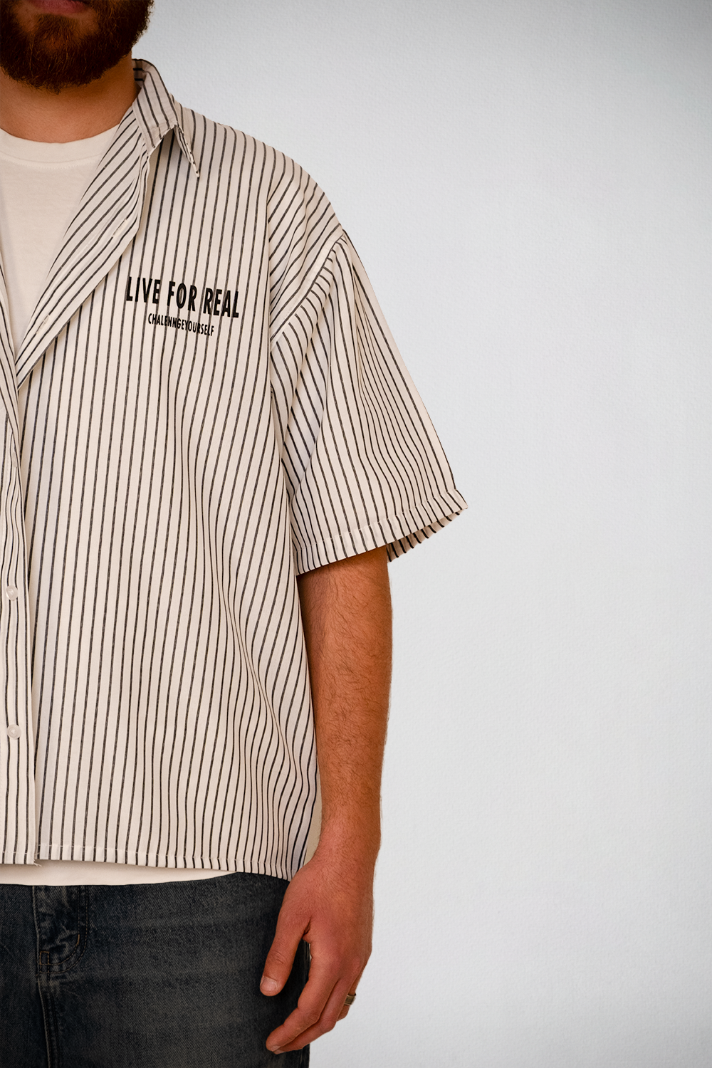 Urban Statement Pinstripe Shirt – Live For Real