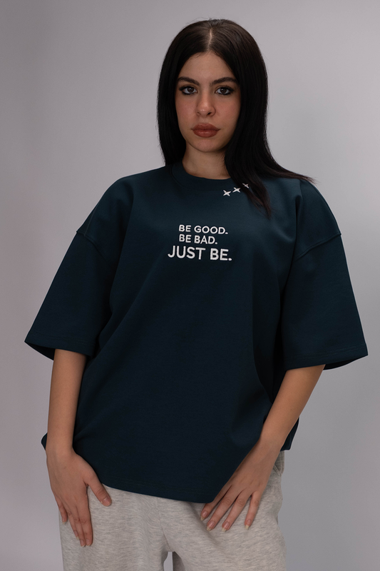 Be good Oversized Tee – Deep Teal