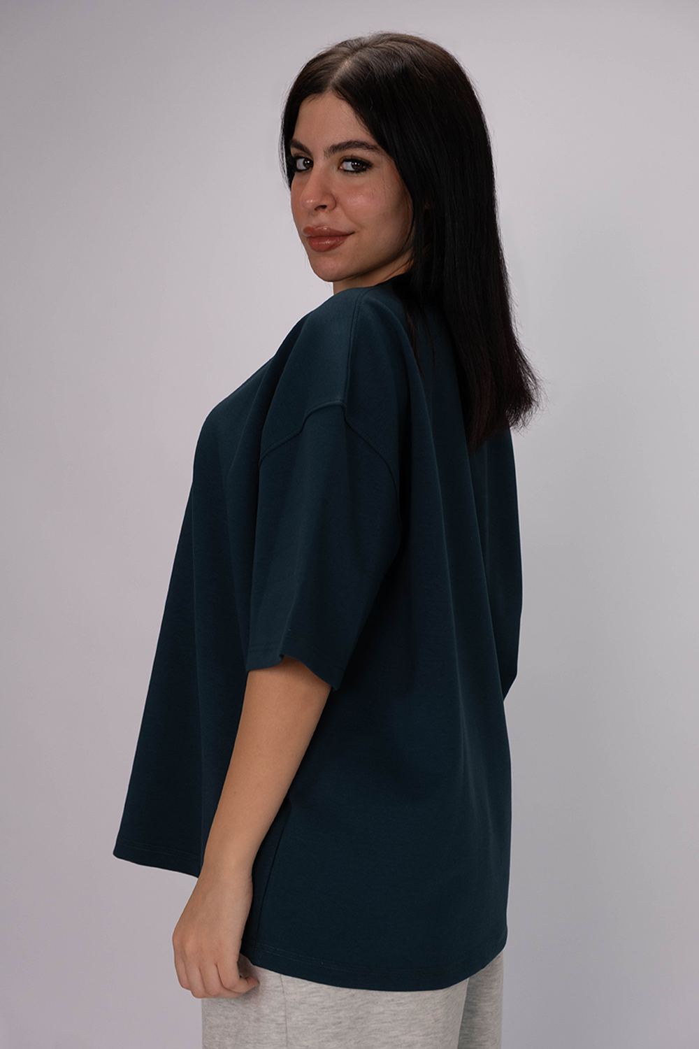 Be good Oversized Tee – Deep Teal