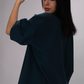 Be good Oversized Tee – Deep Teal