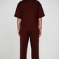 Burgundy Luxe Textured Lounge Set