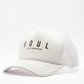 SOUL White Baseball Cap